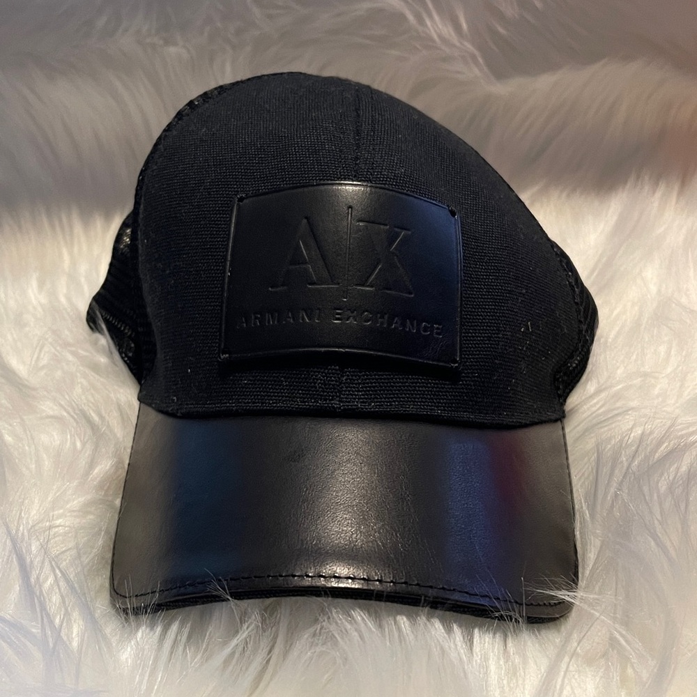 Armani Exchange Black Cap